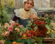 路易斯 玛丽 德 施莱佛 : The Flower Seller